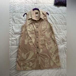 Sig Zane XL button down dress